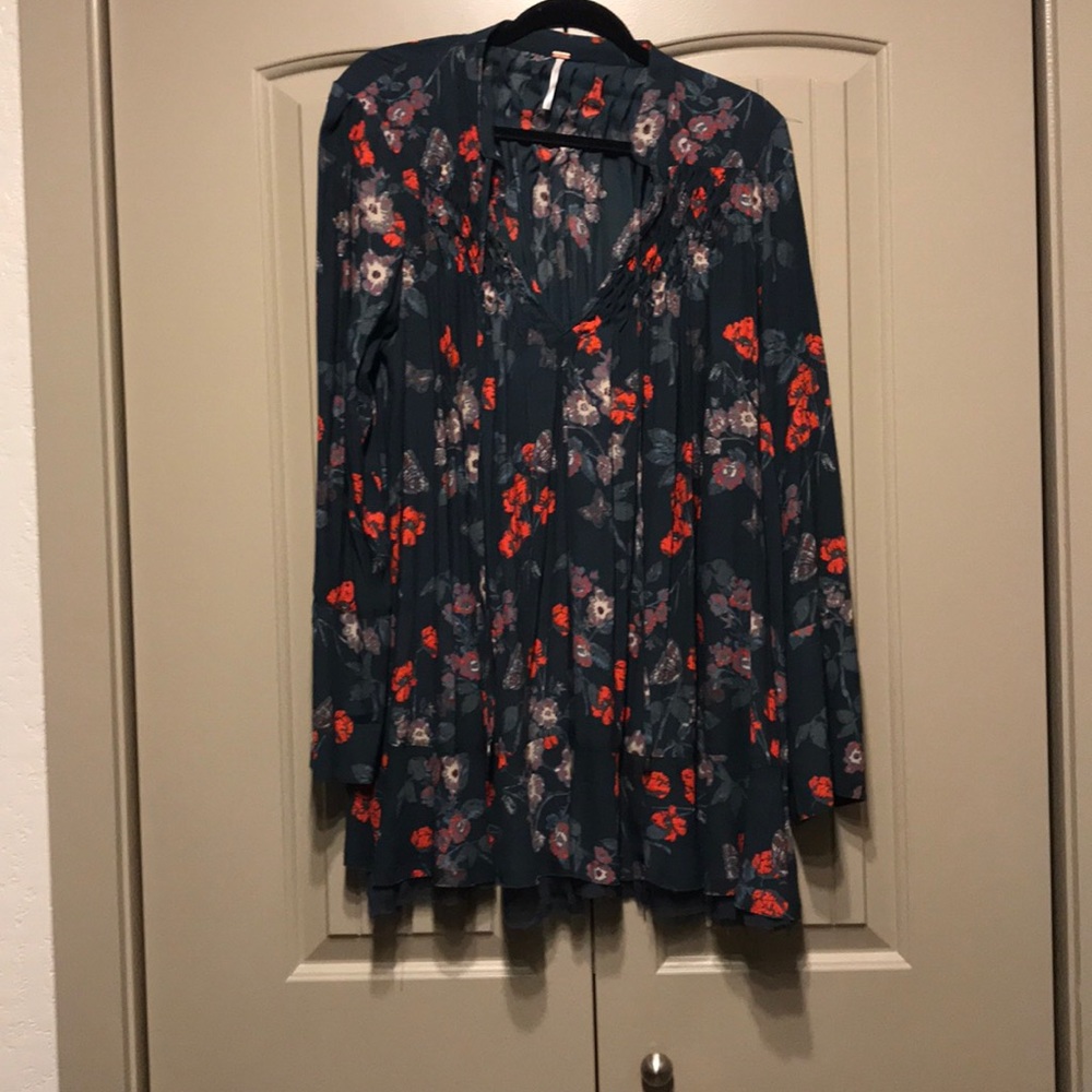 Free People Floral Tunic